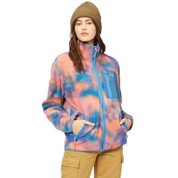 Billabong Jackets & Blazers - S O L D🏷️NEW Billabong Women's Fleece Zip-up (multicolour, size S)